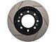 StopTech Sport Slotted 8-Lug Rotor; Front Driver Side (07-10 Sierra 3500 HD)