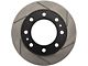 StopTech Sport Slotted 8-Lug Rotor; Front Driver Side (07-10 Sierra 3500 HD)