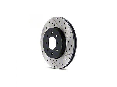 StopTech Sportstop Cryo Drilled and Slotted 8-Lug Rotor; Front Driver Side (07-10 Sierra 3500 HD)