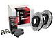 StopTech Street Axle Drilled and Slotted 8-Lug Brake Rotor and Pad Kit; Rear (11-15 Sierra 3500 HD SRW)