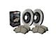 StopTech Street Axle Slotted 8-Lug Brake Rotor and Pad Kit; Front and Rear (2011 Sierra 3500 HD DRW)