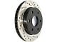 StopTech Sport Drilled and Slotted 6-Lug Rotor; Front Driver Side (99-06 Silverado 1500)