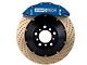 StopTech ST-60 Performance Drilled Coated 2-Piece Rear Big Brake Kit; Blue Calipers (07-13 Silverado 1500)