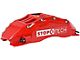 StopTech ST-60 Performance Drilled 2-Piece Front Big Brake Kit; Red Calipers (07-13 Silverado 1500)