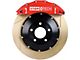 StopTech ST-60 Performance Slotted Coated 2-Piece Front Big Brake Kit; Red Calipers (07-13 Silverado 1500)