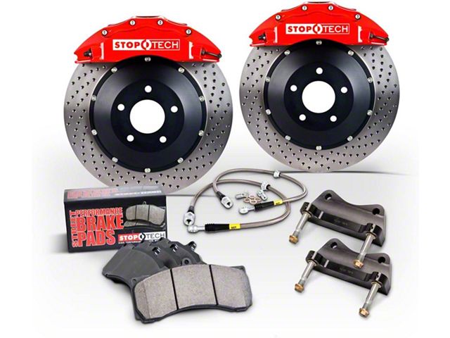StopTech ST-60 Performance Slotted Coated 2-Piece Front Big Brake Kit with 380x35mm Rotors; Yellow Calipers (15-16 Silverado 1500)