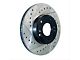 StopTech Sportstop Cryo Drilled and Slotted 8-Lug Rotor; Rear Driver Side (07-10 Silverado 2500 HD)