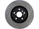 StopTech Sport Drilled and Slotted 8-Lug Rotor; Rear Driver Side (11-19 Silverado 3500 HD SRW)