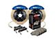 StopTech ST-60 Performance Drilled Coated 2-Piece Front Big Brake Kit; Blue Calipers (07-14 Tahoe)