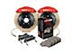 StopTech ST-60 Performance Drilled Coated 2-Piece Front Big Brake Kit with 380x35mm Rotors; Red Calipers (07-14 Tahoe)