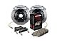 StopTech ST-60 Performance Drilled 2-Piece Rear Big Brake Kit; Silver Calipers (07-20 Yukon)