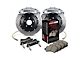 StopTech ST-60 Performance Drilled 2-Piece Front Big Brake Kit with 380x35mm Rotors; Silver Calipers (07-14 Yukon)
