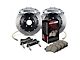 StopTech ST-60 Performance Slotted 2-Piece Rear Big Brake Kit; Silver Calipers (07-20 Yukon)