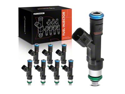 Fuel Injector Kit; Set of 8; Black (2004 5.4L F-150)