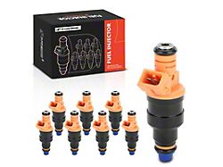 Fuel Injector Kit; Set of 8; Black (97-03 V8 F-150)