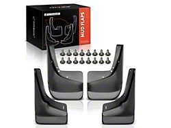 Mud Flap Splash Guards; Front and Rear (99-06 Sierra 1500 w/ Fender Flares)