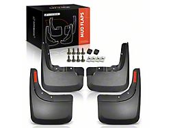 Mud Flap Splash Guards; Front and Rear (19-24 Silverado 1500)