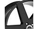 Strada Coda All Gloss Black 6-Lug Wheel; 20x8.5; 30mm Offset (14-18 Silverado 1500)