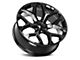 Strada OE Replica Snowflake All Gloss Black 6-Lug Wheel; 22x9; 31mm Offset (07-13 Sierra 1500)