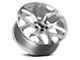 Strada OE Replica Snowflake Silver Machined 6-Lug Wheel; 24x10; 31mm Offset (07-13 Sierra 1500)