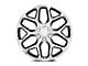 Strada OE Replica Snowflake Flat Black 6-Lug Wheel; 22x9; 31mm Offset (07-13 Silverado 1500)