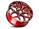 Strada OE Replica Snowflake Candy Red Milled 6-Lug Wheel; 22x9; 31mm Offset (07-14 Tahoe)