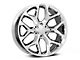 Strada OE Replica Snowflake Chrome 6-Lug Wheel; 24x10; 31mm Offset (14-18 Sierra 1500)