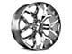 Strada OE Replica Snowflake High Polished 6-Lug Wheel; 24x10; 31mm Offset (14-18 Sierra 1500)
