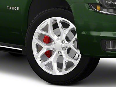 Strada OE Replica Snowflake High Polished 6-Lug Wheel; 22x9; 31mm Offset (15-20 Tahoe)