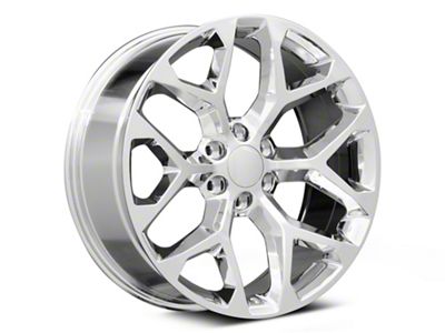 Strada OE Replica Snowflake Chrome 6-Lug Wheel; 24x10; 31mm Offset (23-24 Colorado)