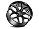 Strada OE Replica Snowflake Flat Black 6-Lug Wheel; 24x10; 31mm Offset (23-24 Colorado)