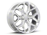 Strada OE Replica Snowflake High Polished 6-Lug Wheel; 22x9; 31mm Offset (21-25 Yukon)