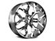 Strada OE Replica Snowflake High Polished 6-Lug Wheel; 24x10; 31mm Offset (21-24 Yukon)