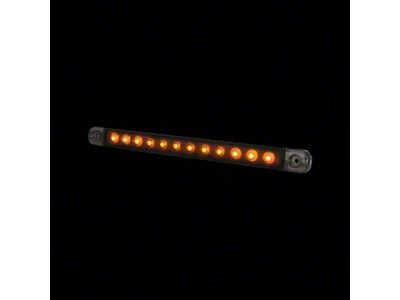 Strands Lighting 9-Inch Dark Knight Slim Marker LED Light; Amber (Universal; Some Adaptation May Be Required)