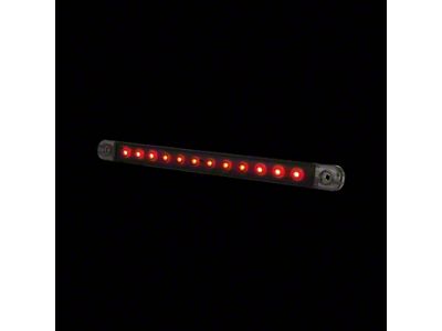 Strands Lighting 9-Inch Dark Knight Slim Tail/Brake LED Light; Red (Universal; Some Adaptation May Be Required)