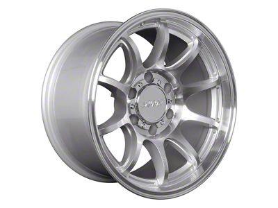 SSW Off-Road Wheels Apex Machined Silver 6-Lug Wheel; 17x9; -25mm Offset (07-13 Sierra 1500)