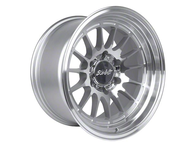 SSW Off-Road Wheels Dakar Machined Silver 6-Lug Wheel; 17x9; -25mm Offset (07-13 Sierra 1500)