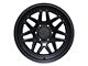 SSW Off-Road Wheels Sierra Matte Black 6-Lug Wheel; 17x9; -25mm Offset (07-13 Silverado 1500)