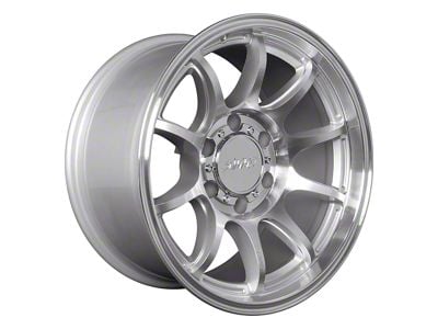 SSW Off-Road Wheels Apex Machined Silver 6-Lug Wheel; 17x9; -25mm Offset (15-20 Yukon)