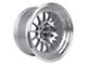 SSW Off-Road Wheels Dakar Machined Silver 6-Lug Wheel; 17x9; -25mm Offset (99-06 Sierra 1500)