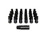 SSW Off-Road Wheels Black Open Ended Lug Nuts; 12x1.50mm; Set of 24 (19-25 Ranger)