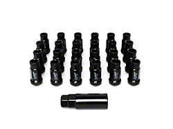 SSW Off-Road Wheels Black Open Ended Lug Nuts; 12x1.50mm; Set of 24 (19-24 Ranger)