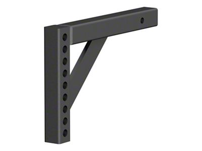 2-Inch Receiver Weight Distribution Hitch Shank; 6-Inch Drop (Universal; Some Adaptation May Be Required)