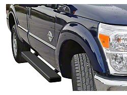 6-Inch iStep Running Boards; Black (11-16 F-250 Super Duty Regular Cab)