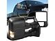 Manual Towing Mirrors with Smoked Turn Signals; Black (11-16 F-250 Super Duty)