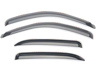 Putco Element Tinted Window Visors; Channel Mount; Front and Rear (11-16 F-250 Super Duty SuperCrew)