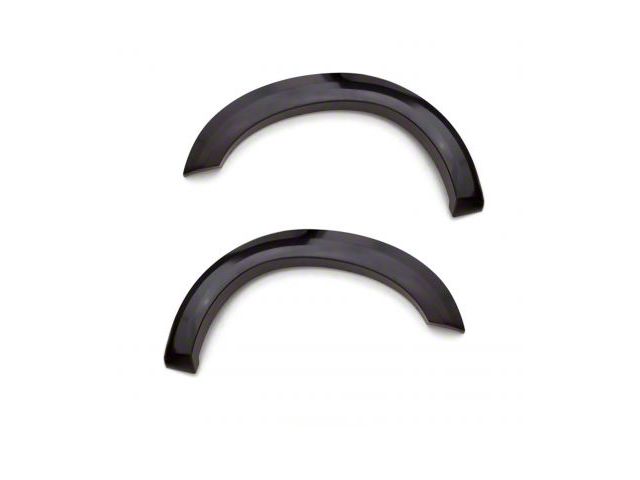 Elite Series Extra Wide Style Fender Flares; Front and Rear; Smooth Black (17-22 F-250/F-350 Super Duty SRW)