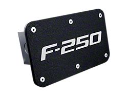 F-250 Class III Hitch Cover; Rugged Black (Universal; Some Adaptation May Be Required)