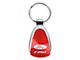 F-250 Teardrop Key Fob; Red