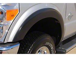 Elite Series Sport Style Fender Flares; Front; Smooth Black (11-16 F-250 Super Duty)